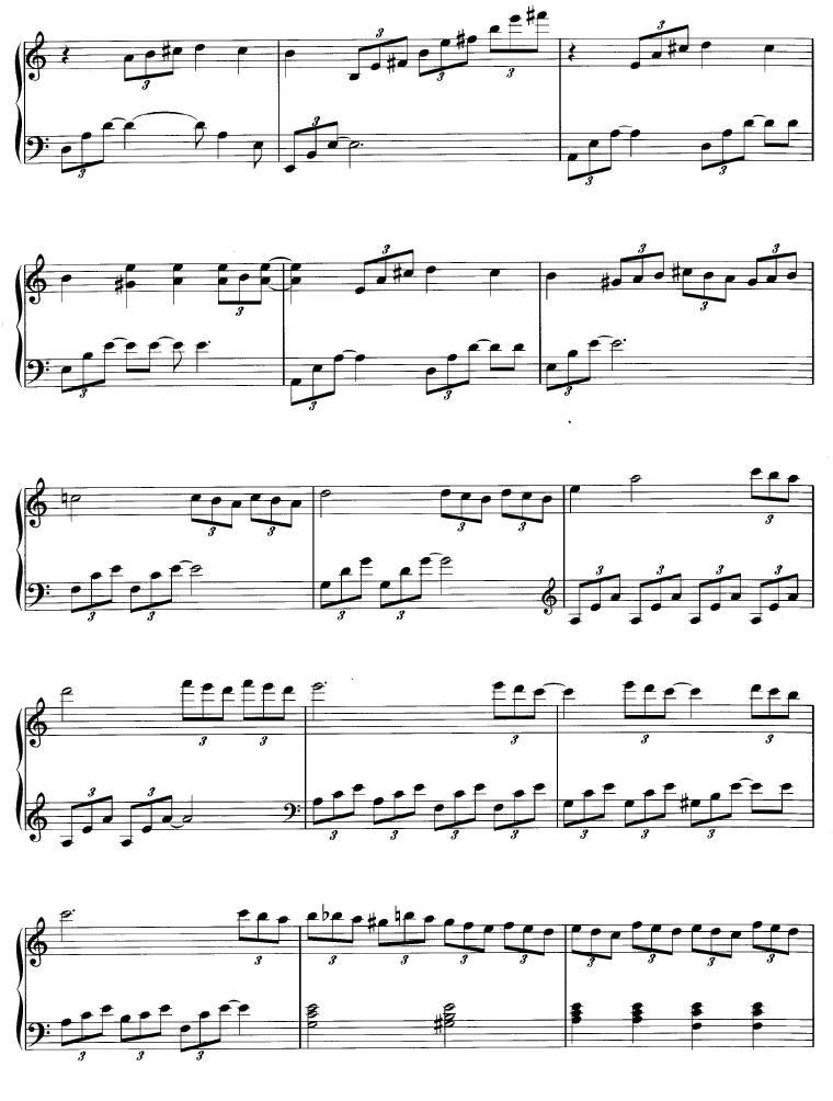 The Firedance钢琴曲谱（图4）