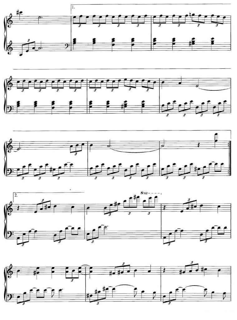 The Firedance钢琴曲谱（图3）