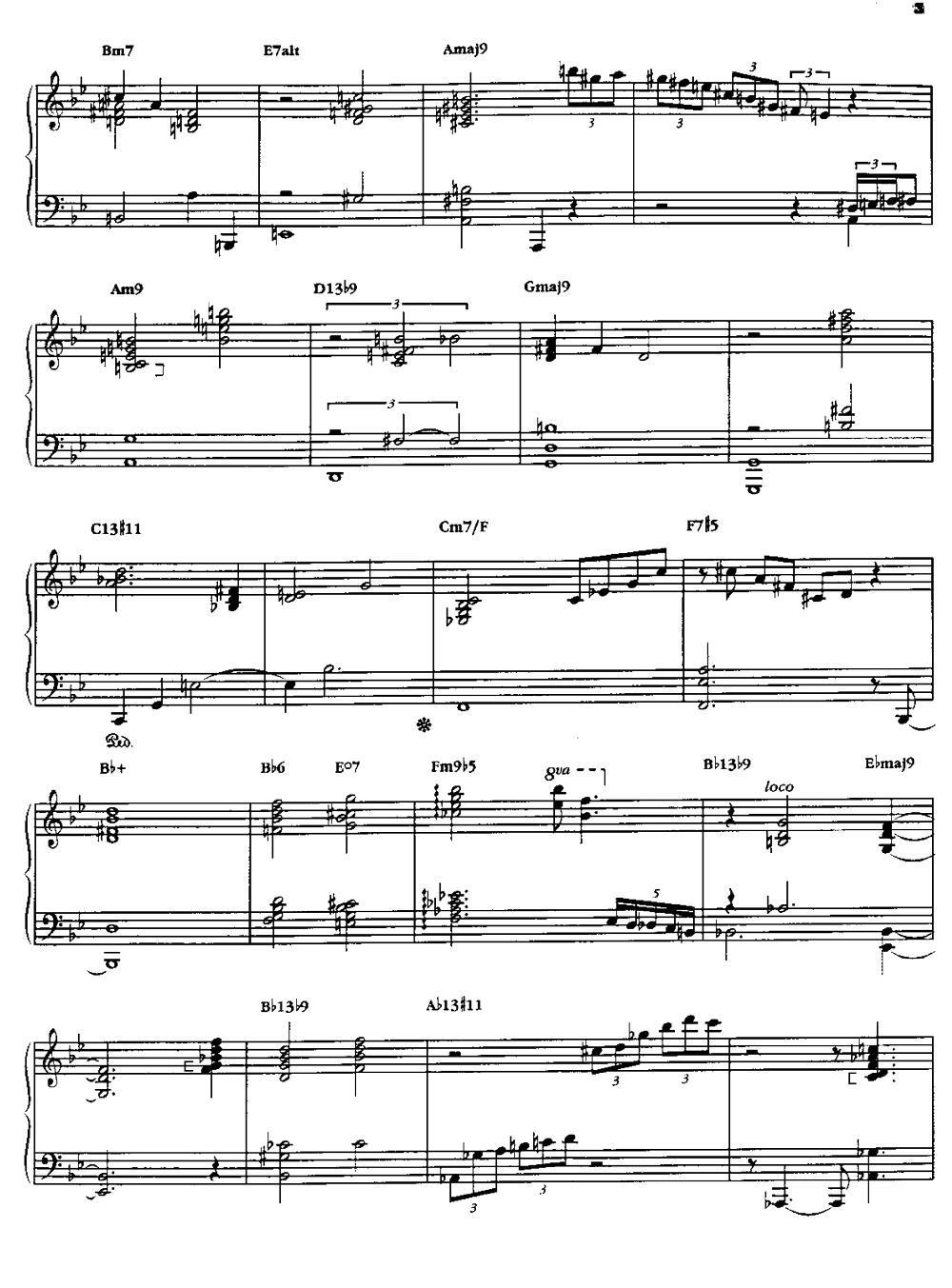 CHEROKEE钢琴曲谱（图3）