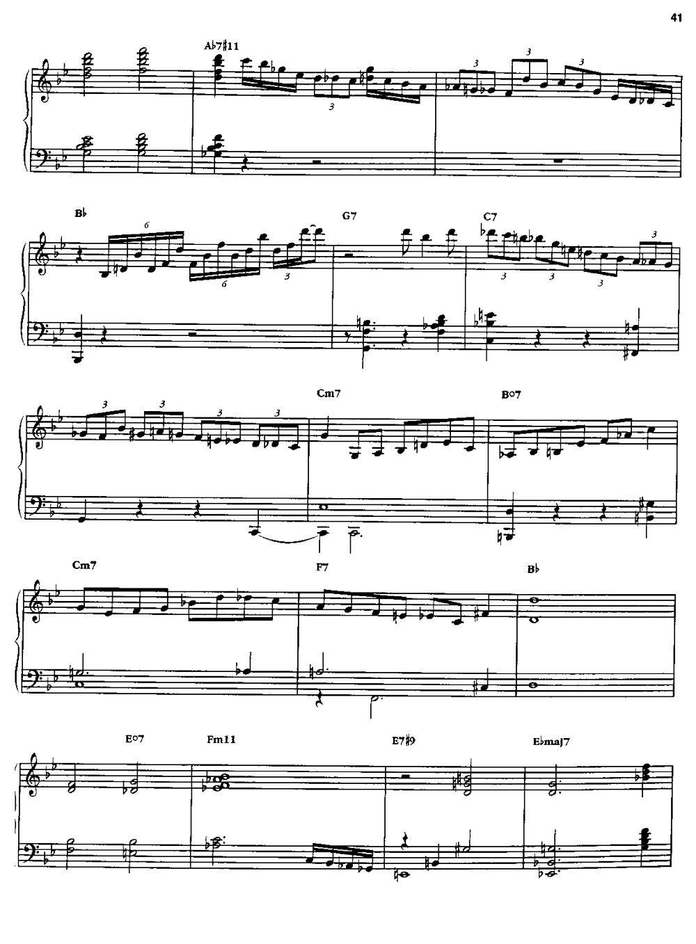 CHEROKEE钢琴曲谱（图9）