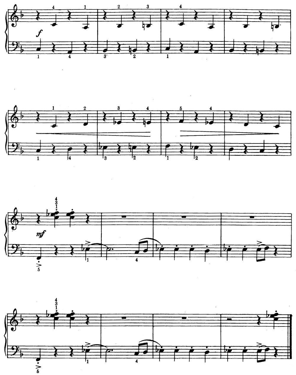 迪斯科节奏钢琴曲谱（图2）
