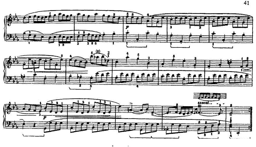 第四组曲：降E大调·第二加伏特钢琴曲谱（图3）