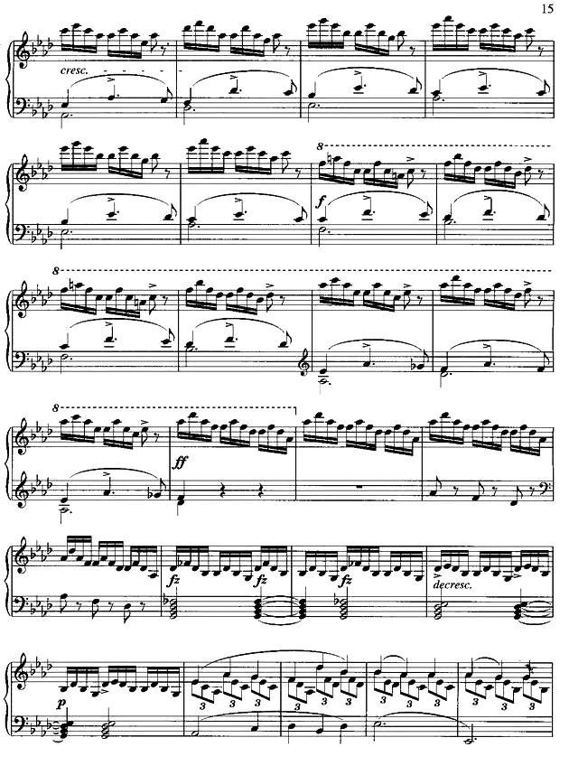 即兴曲（第4首）钢琴曲谱（图9）