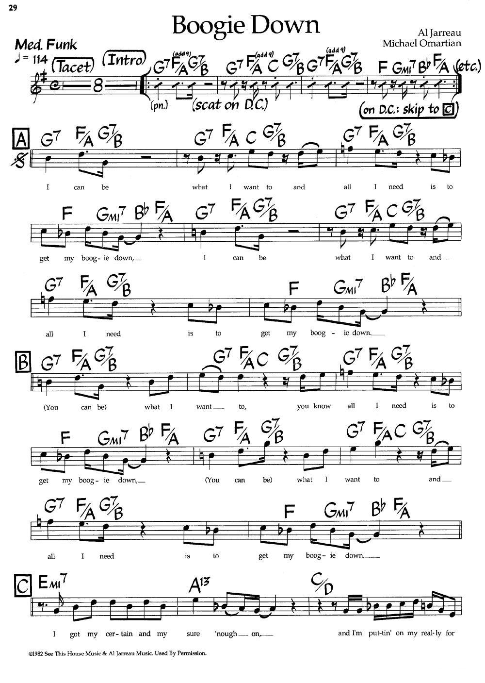 Boogie Down（爵士钢琴曲）钢琴曲谱（图1）