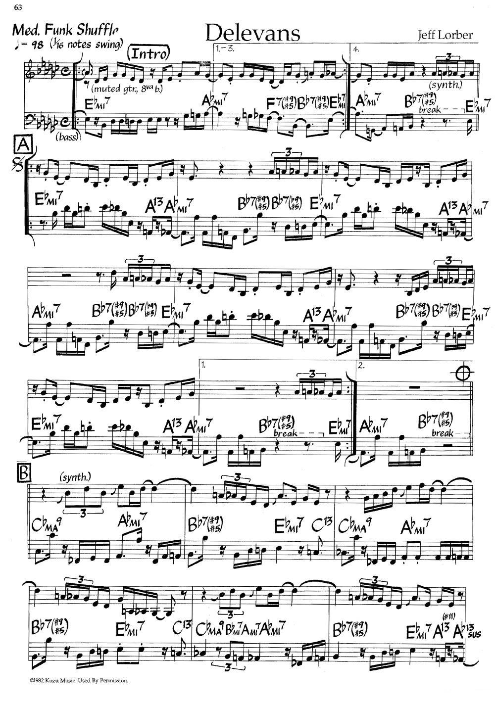 Delevans（爵士钢琴曲）钢琴曲谱（图1）