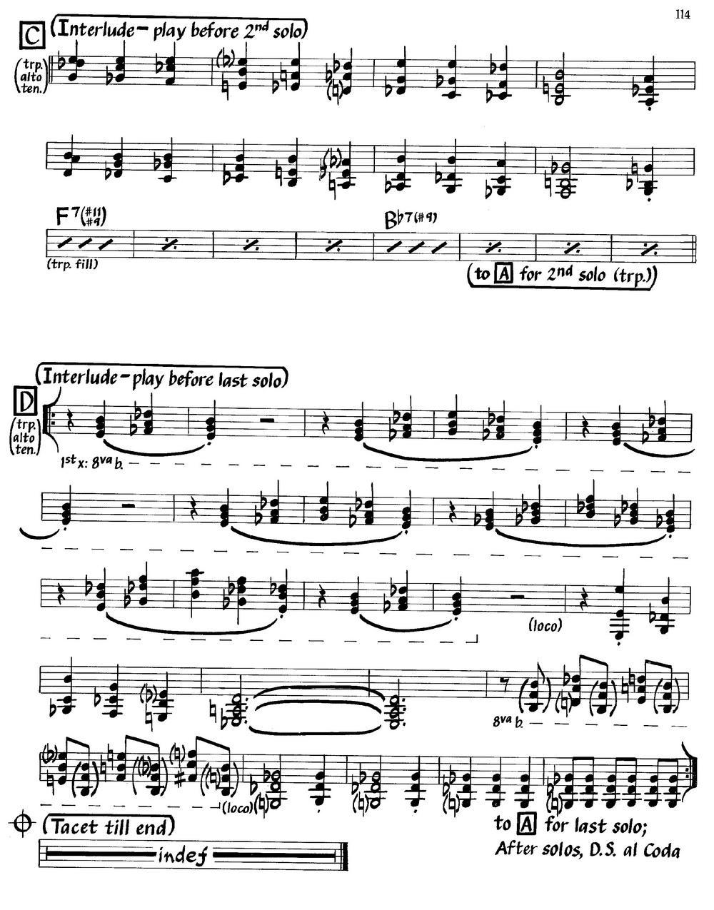 Gemini(Horn Parts)（爵士钢琴曲）钢琴曲谱（图2）