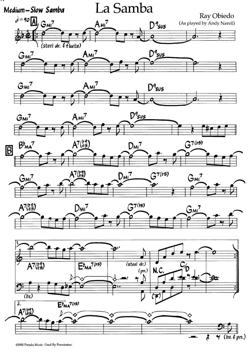 La Samba（爵士钢琴曲）钢琴曲谱（图1）