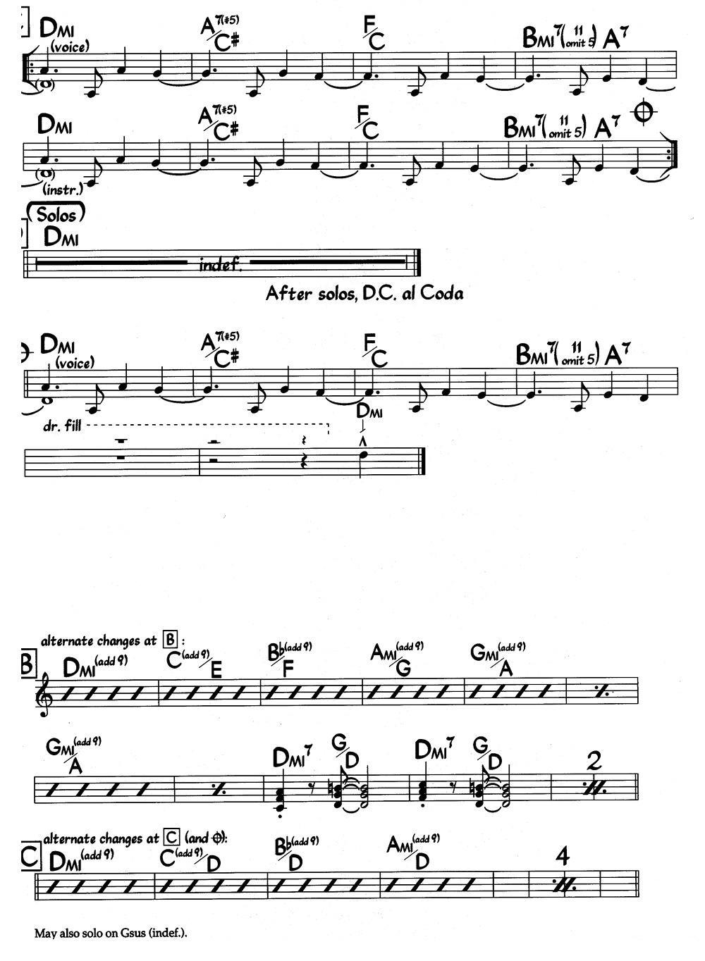 Casa Forte（爵士钢琴曲）钢琴曲谱（图2）