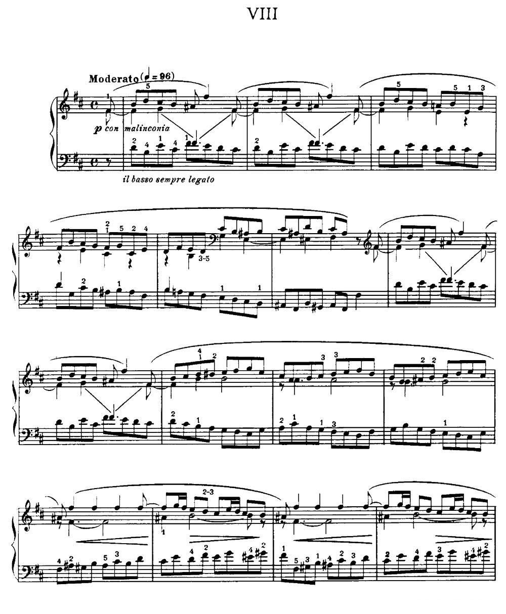 20 Petites Etudes, Op.91（20首小型练习曲）（8）钢琴曲谱（图1）