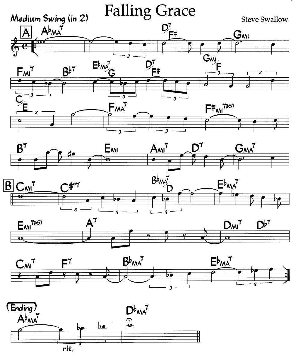 Falling Grace（爵士钢琴曲）钢琴曲谱（图1）
