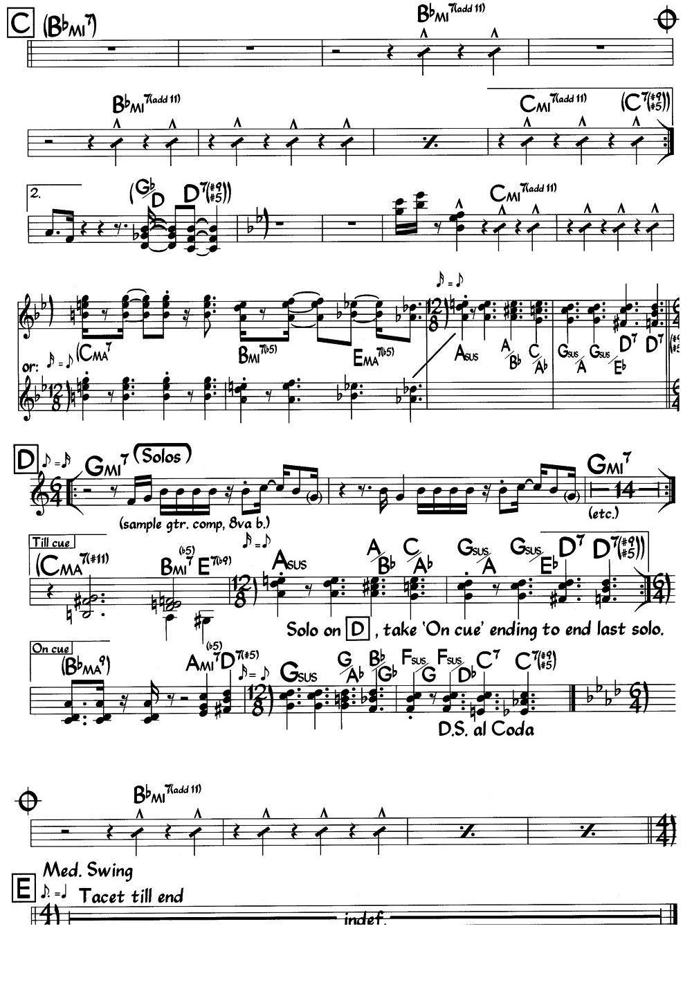Escher Sketch(keyboard)（爵士钢琴曲）钢琴曲谱（图2）