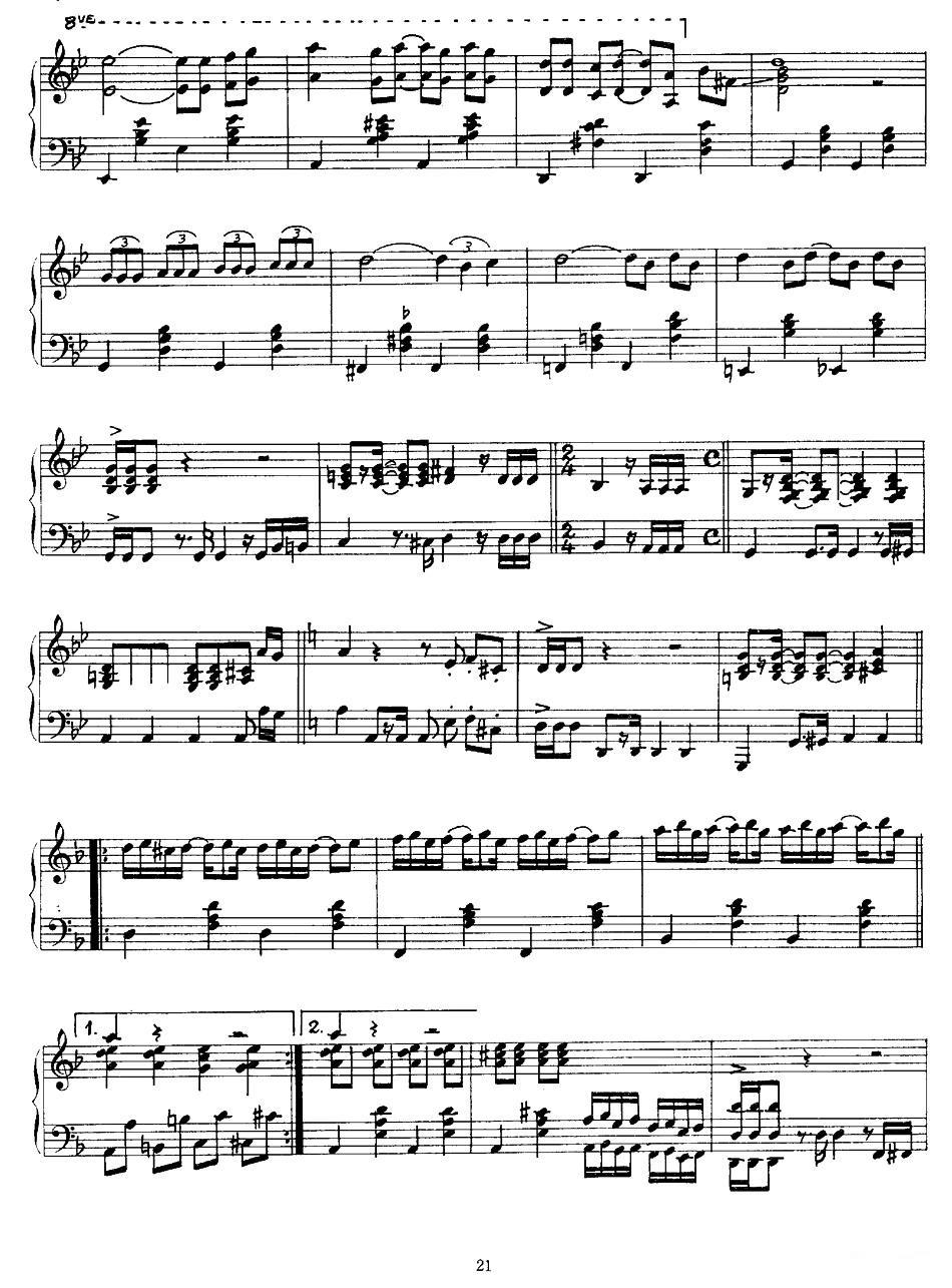 Bach Gammon钢琴曲谱（图2）