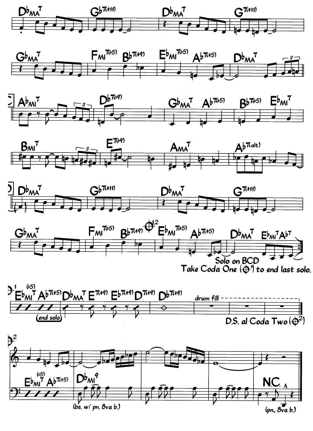 Ecaroh（爵士钢琴曲）钢琴曲谱（图2）