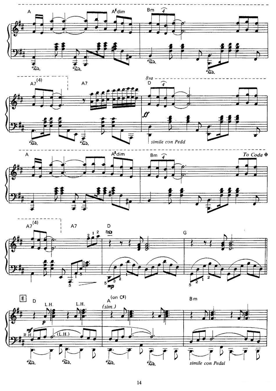 Au bord de la riviere 钢琴曲谱（图3）