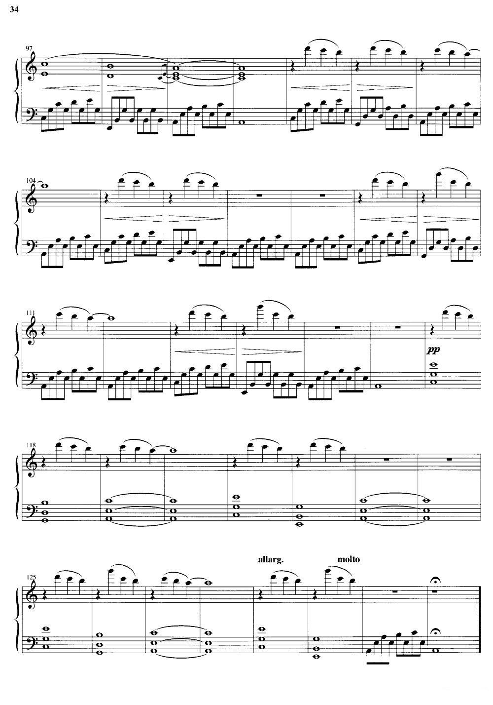 Fuori Dal Mondo钢琴曲谱（图4）