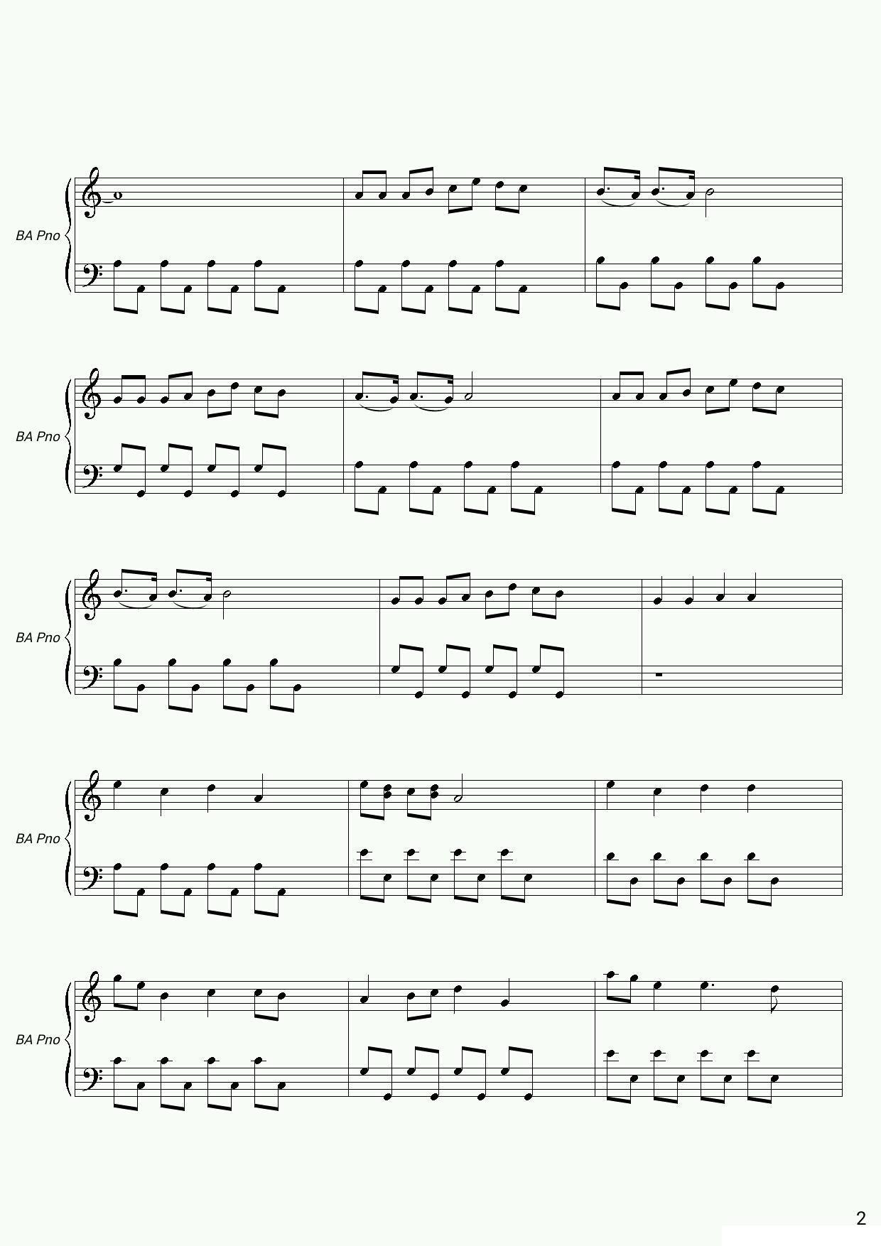 小苹果（张洺嘉改编版）钢琴曲谱（图6）