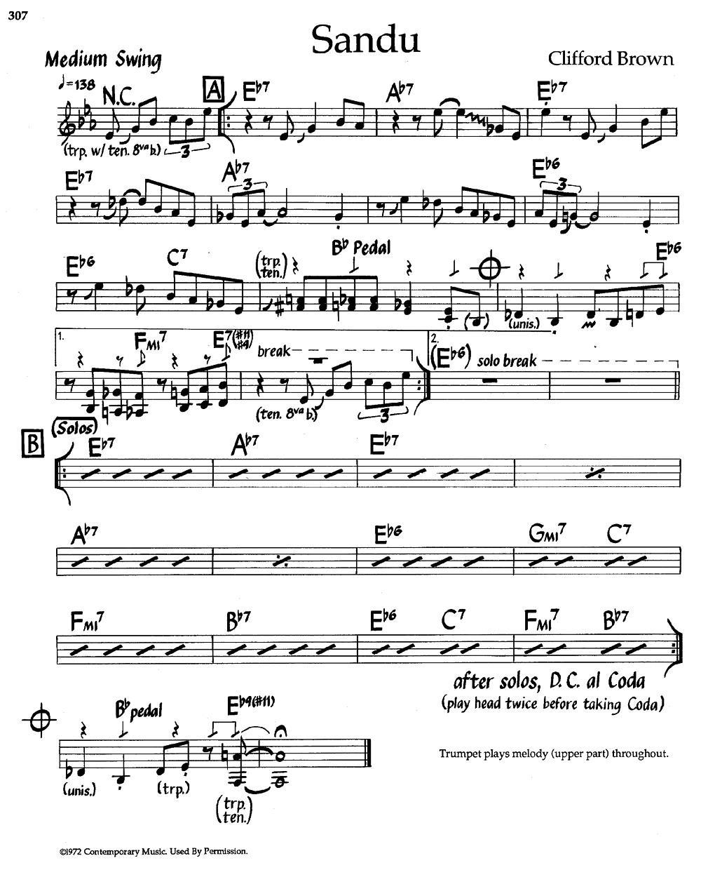 Sandu（爵士钢琴曲）钢琴曲谱（图1）