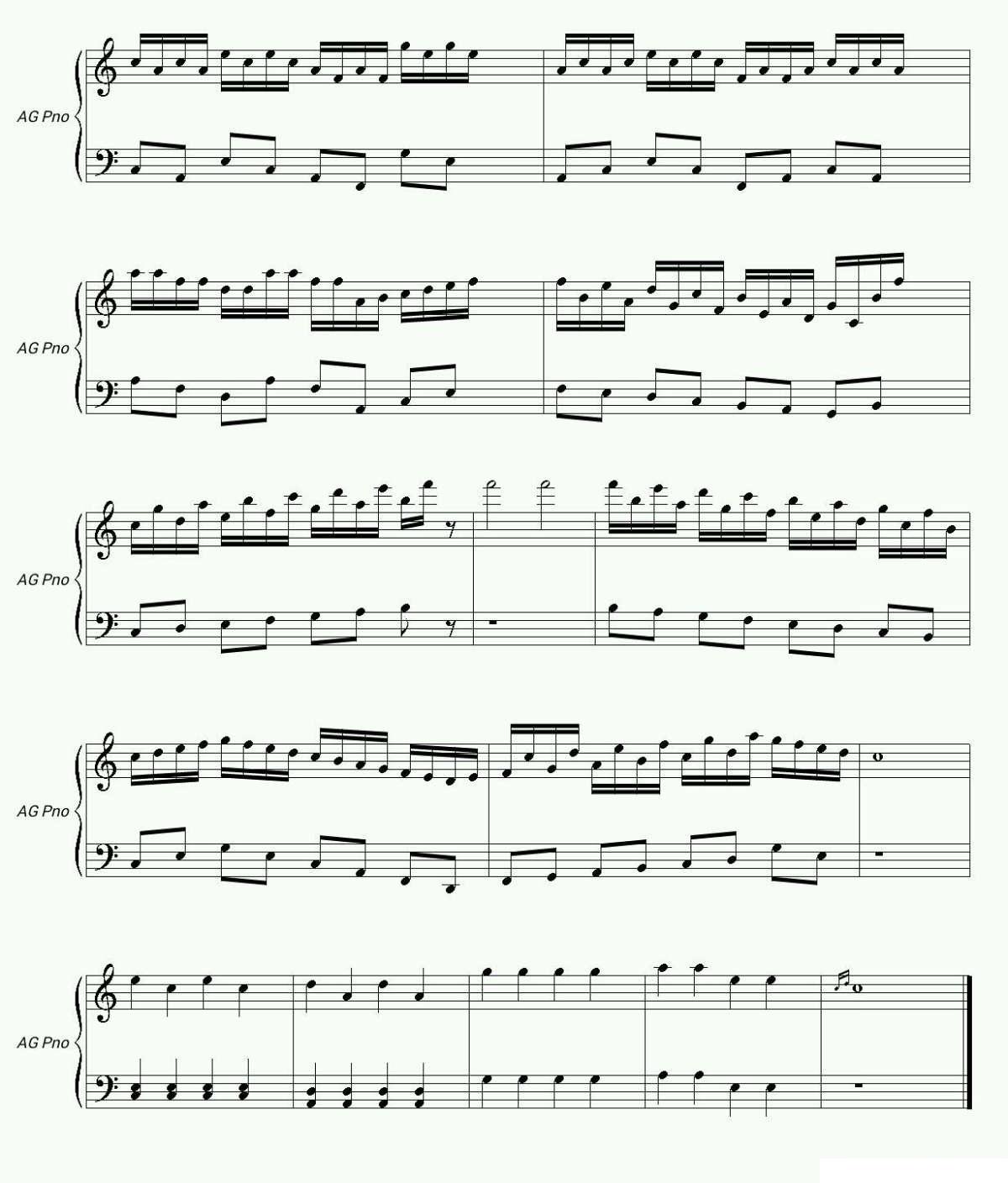 林乐（第一乐章第一节）钢琴曲谱（图2）