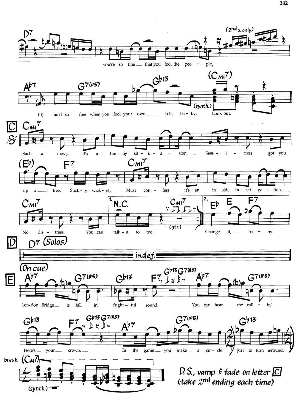 Sticky Wicket（爵士钢琴曲）钢琴曲谱（图2）