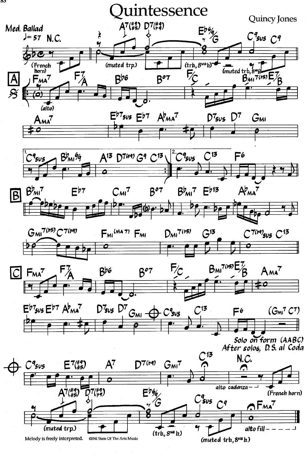 Quintessence（爵士钢琴曲）钢琴曲谱（图1）