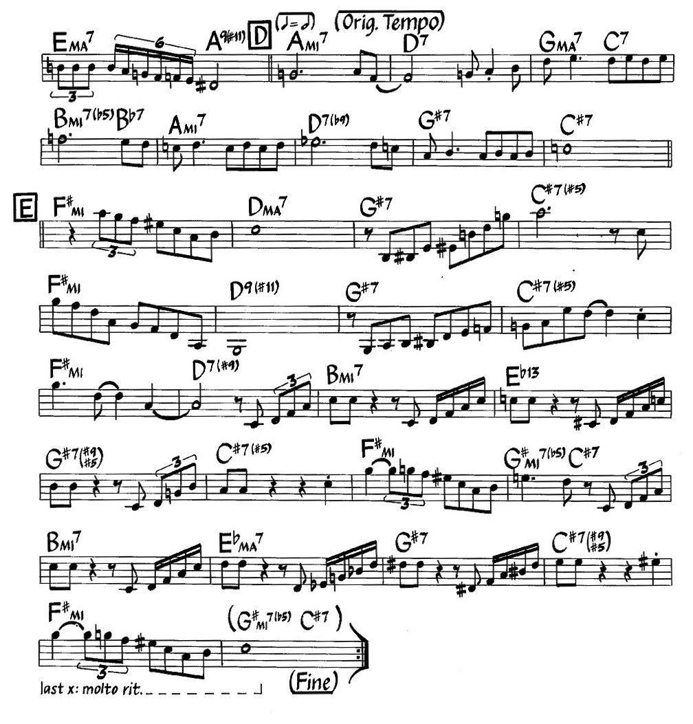 Reincarnation of a Lovebird（爵士钢琴曲）钢琴曲谱（图2）