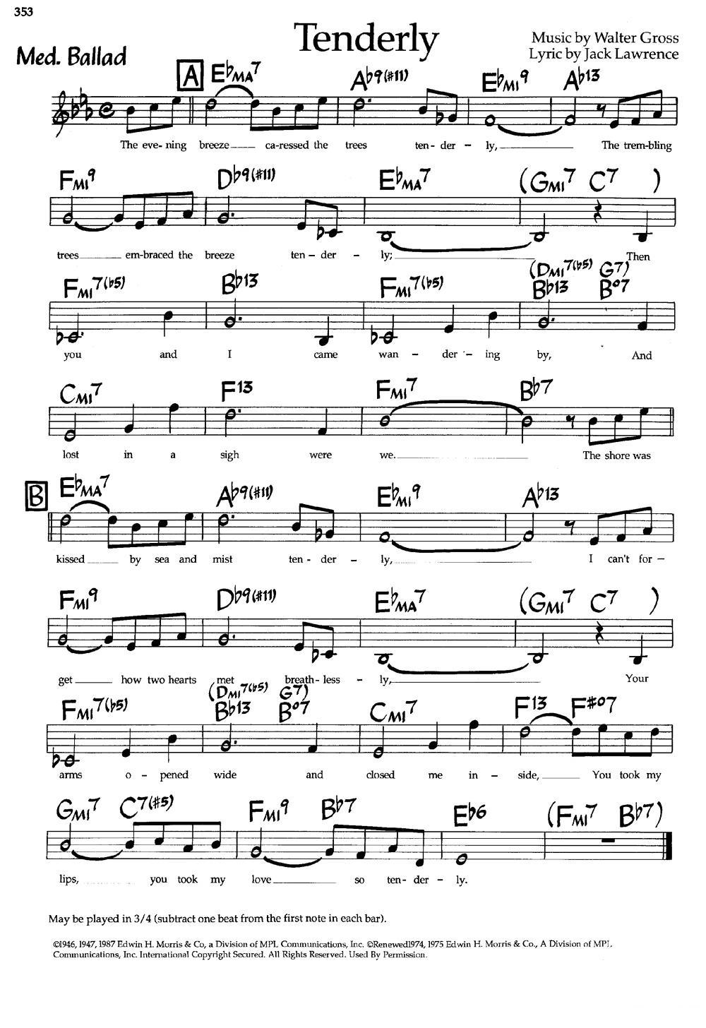 Tanderly（爵士钢琴曲）钢琴曲谱（图1）