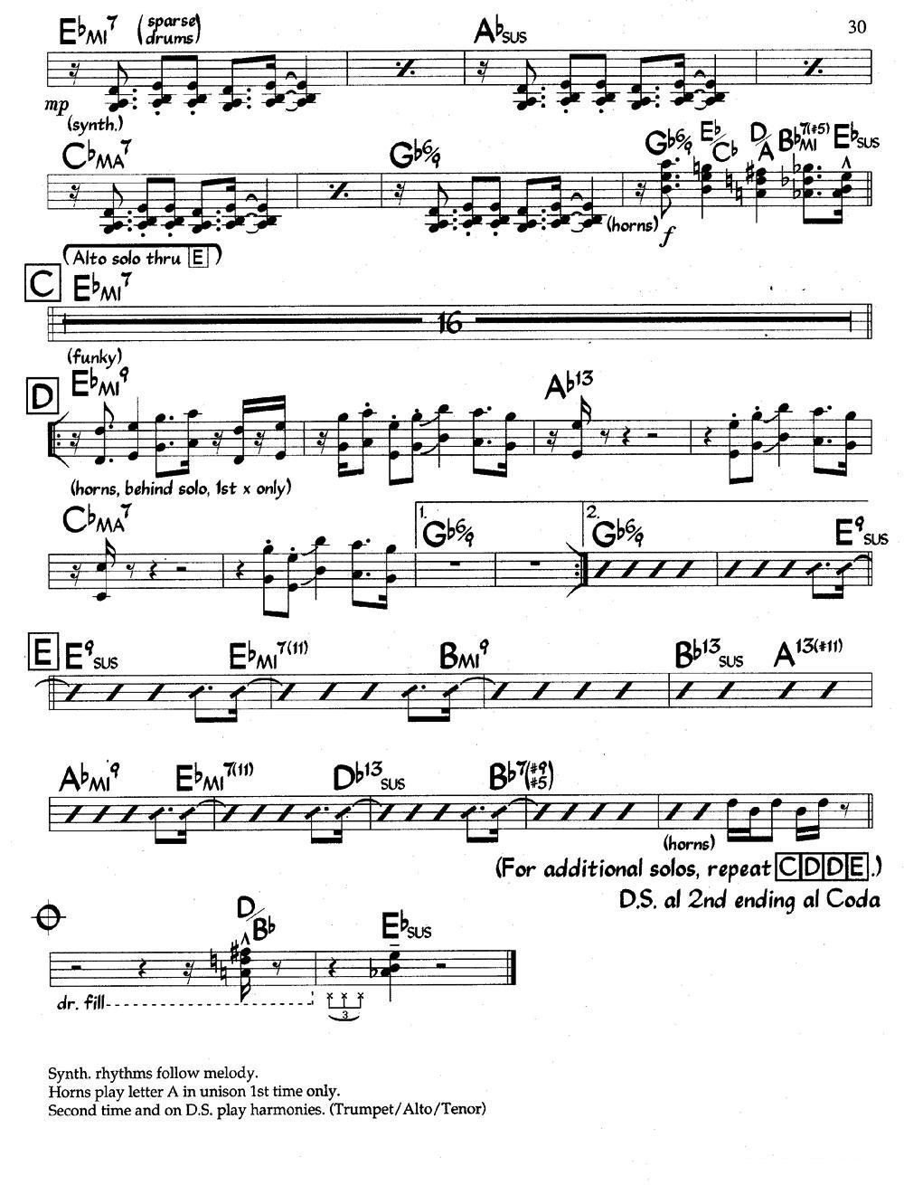 B-Sting（爵士钢琴曲）钢琴曲谱（图2）