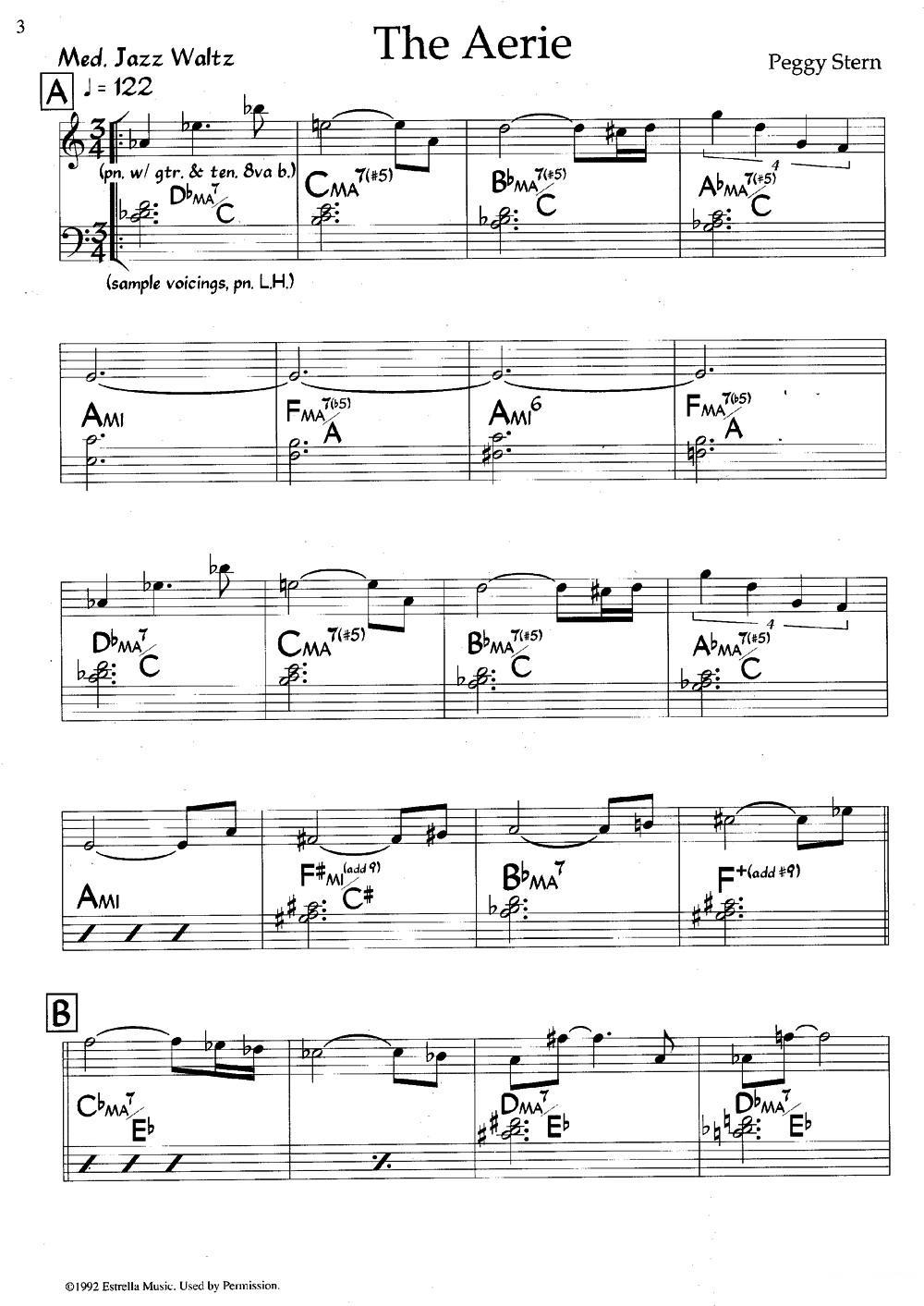 The Aerie（爵士钢琴曲）钢琴曲谱（图1）
