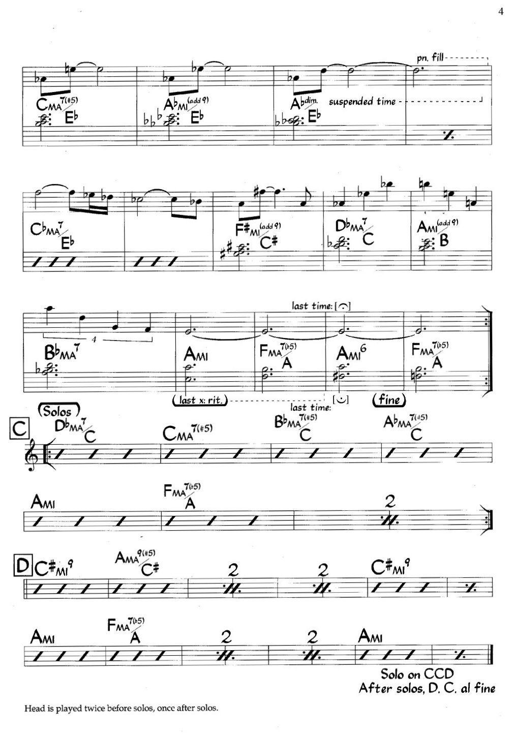 The Aerie（爵士钢琴曲）钢琴曲谱（图2）