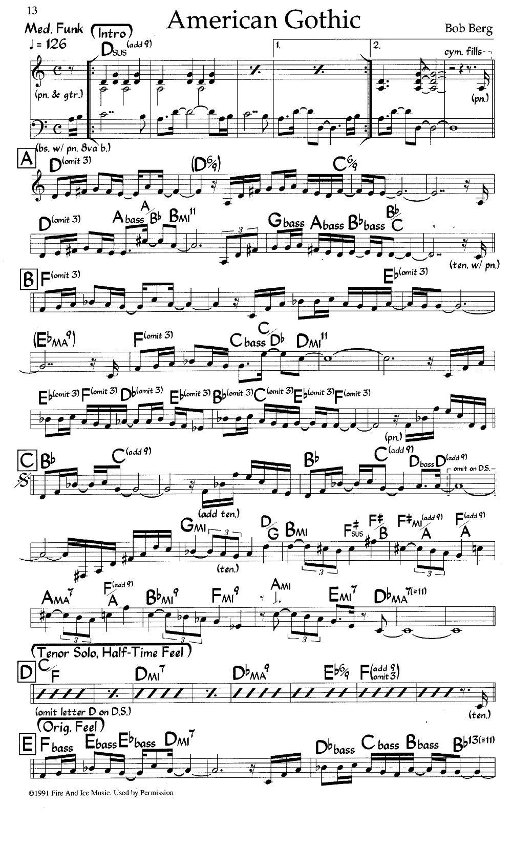 American Gothic（爵士钢琴曲）钢琴曲谱（图1）