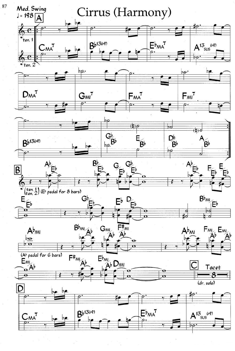 Cirrus（爵士钢琴曲）钢琴曲谱（图3）
