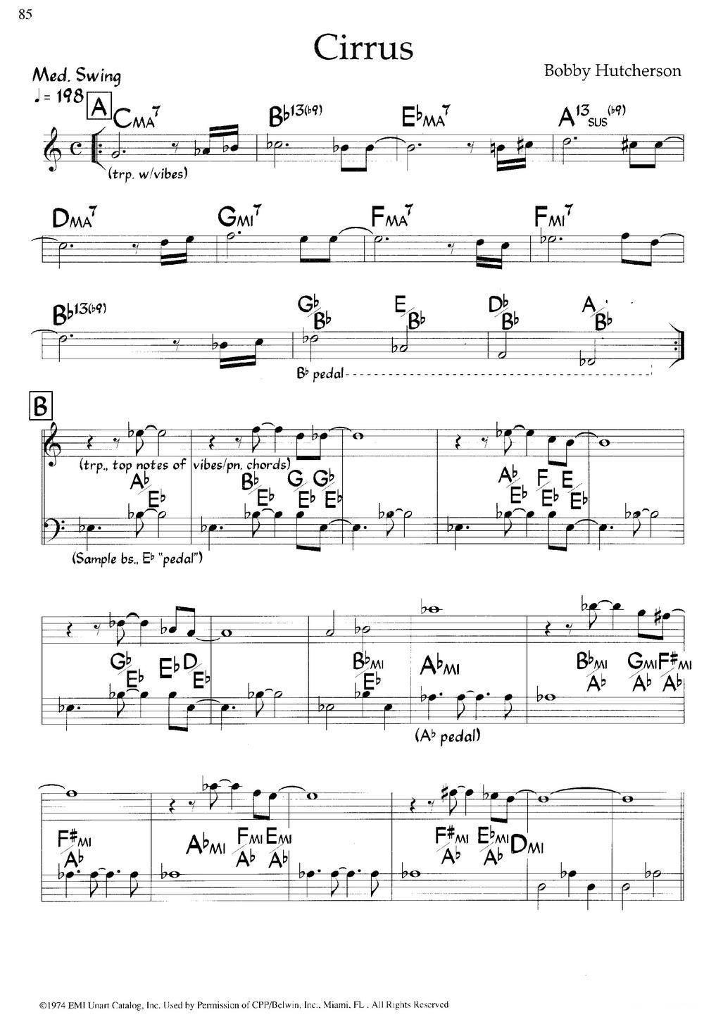 Cirrus（爵士钢琴曲）钢琴曲谱（图1）