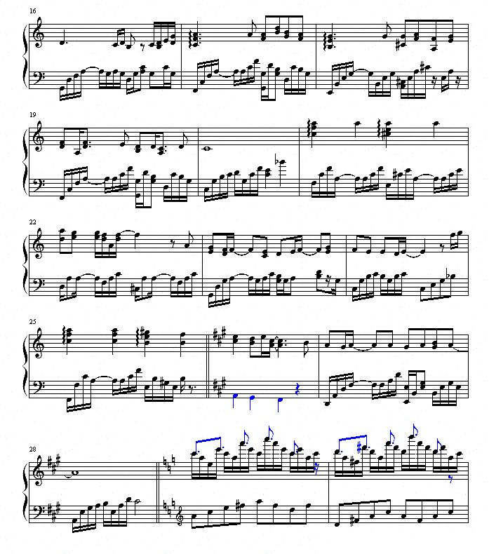 无言相知钢琴曲谱（图2）