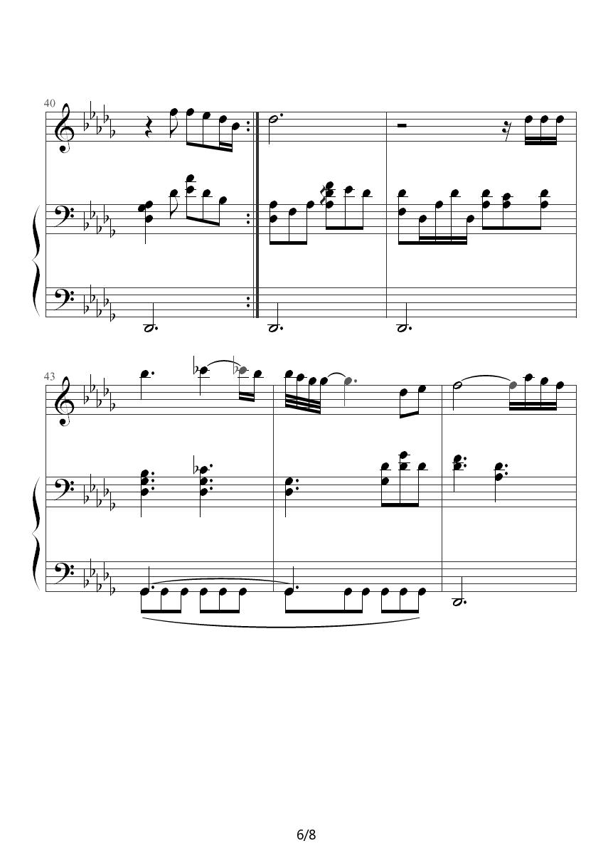 Angel（《北京遇上西雅图》《天使之城》主题曲）钢琴曲谱（图6）