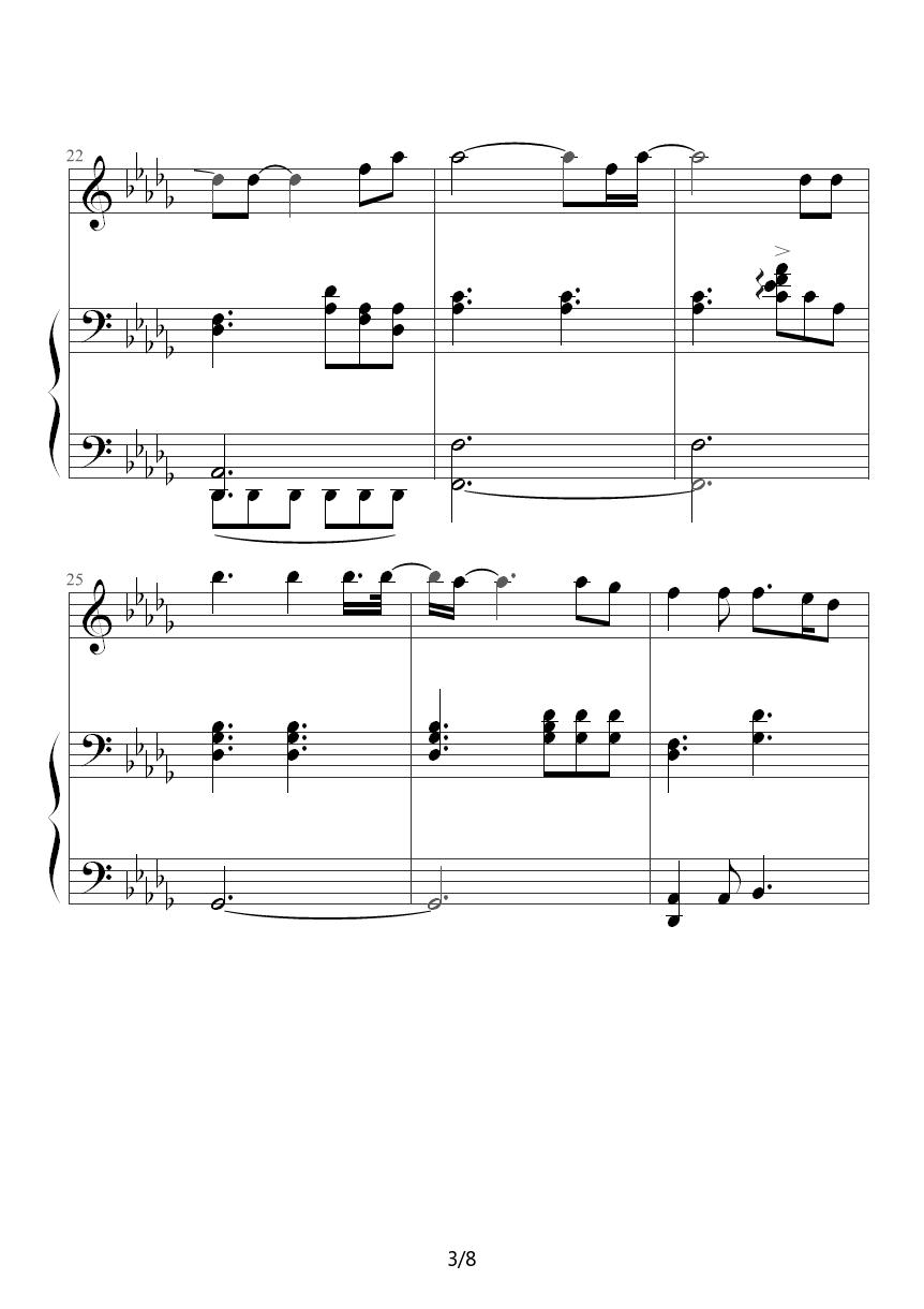 Angel（《北京遇上西雅图》《天使之城》主题曲）钢琴曲谱（图3）