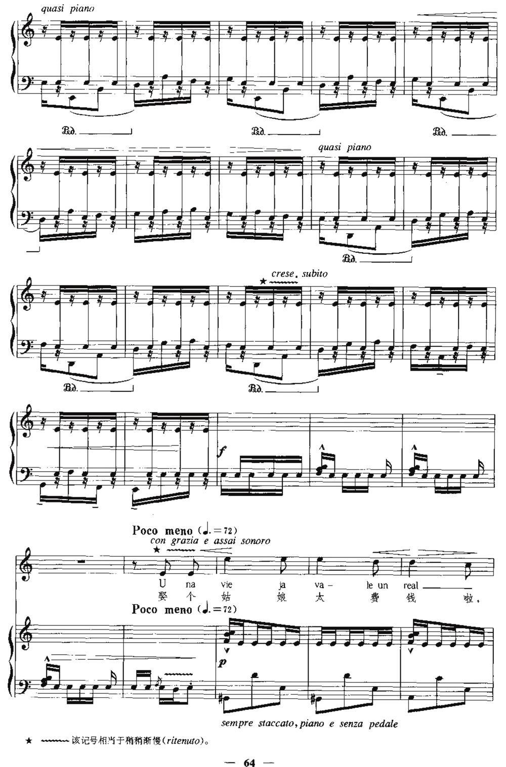 [西班牙]维托舞（中外文对照、正谱）钢琴曲谱（图8）