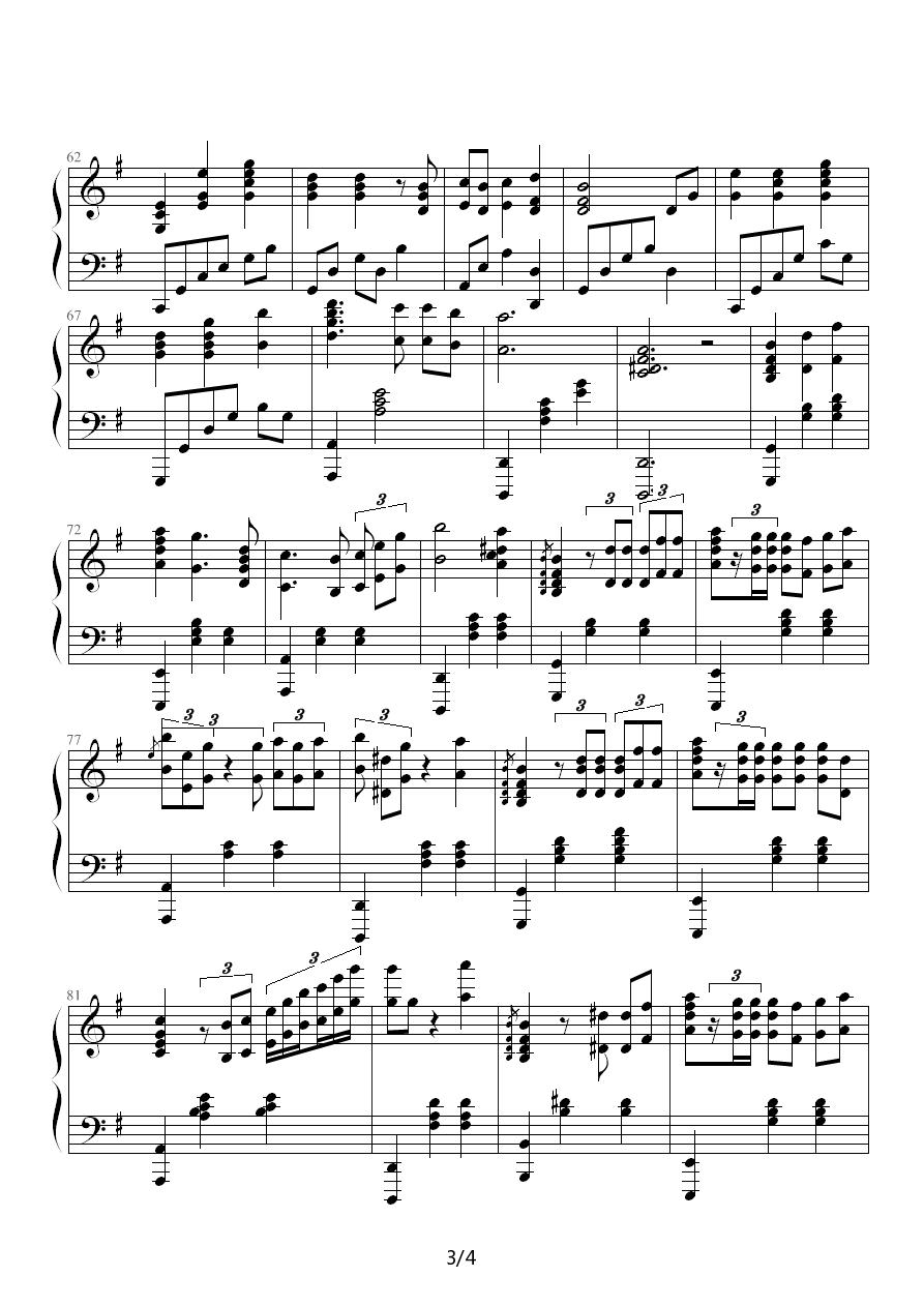 Seasons—Winter（季节组曲之《冬》）钢琴曲谱（图3）