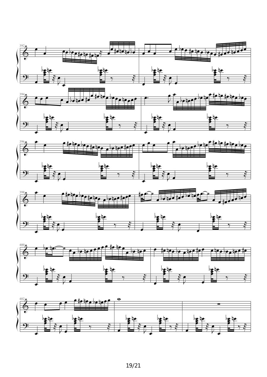 猪八戒主题变奏曲钢琴曲谱（图19）