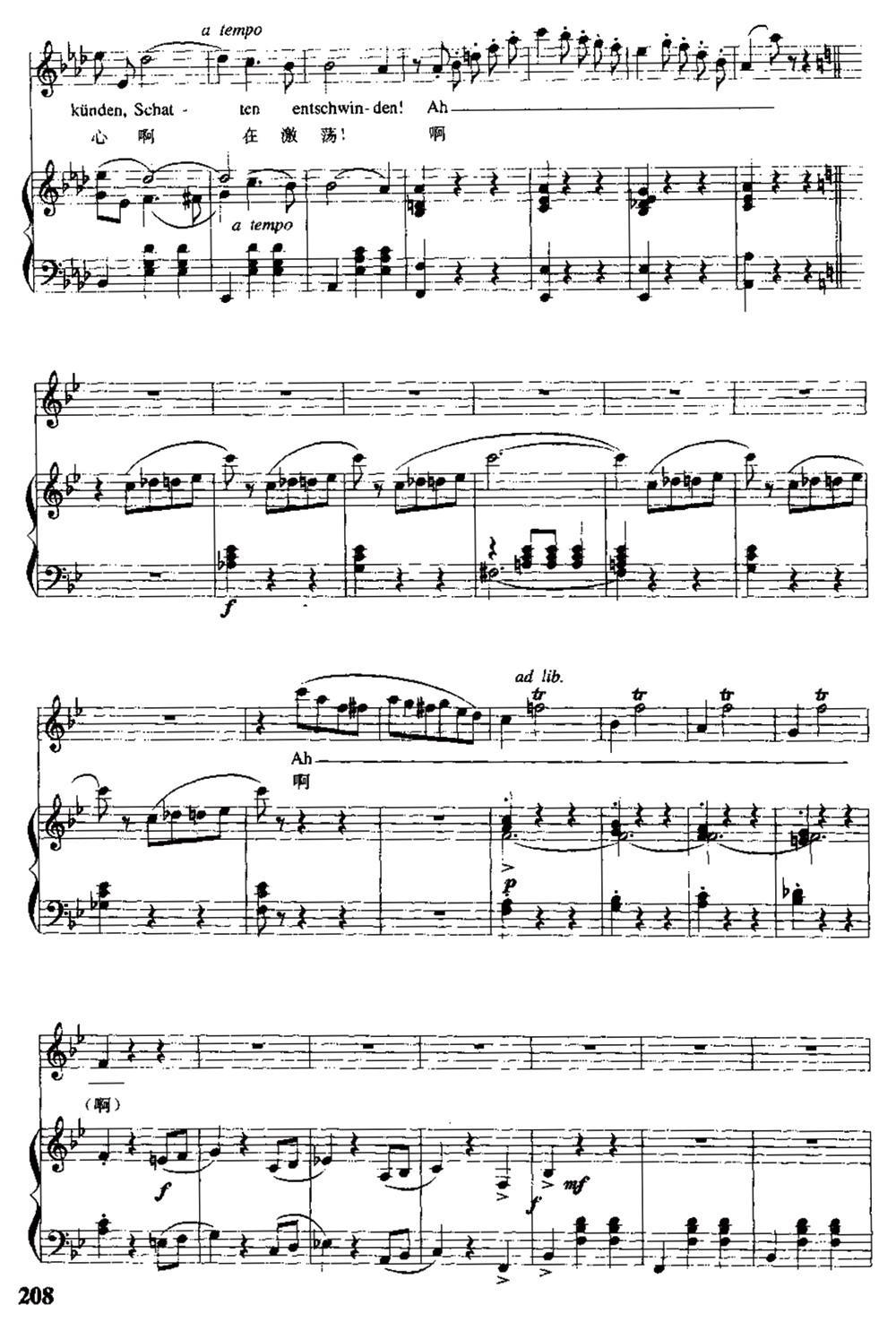 [奥]春之声圆舞曲（中外文对照、正谱）钢琴曲谱（图13）