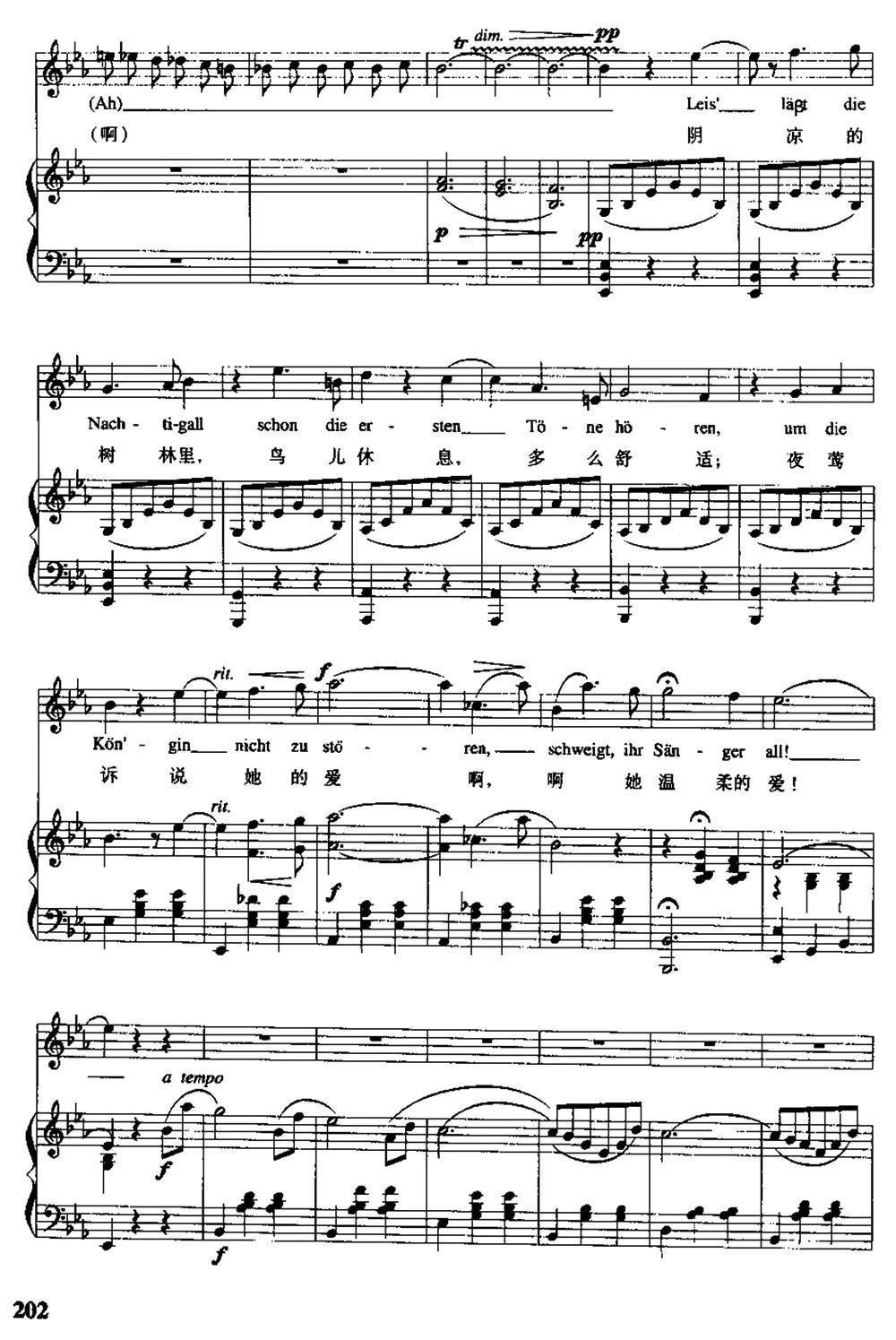 [奥]春之声圆舞曲（中外文对照、正谱）钢琴曲谱（图7）
