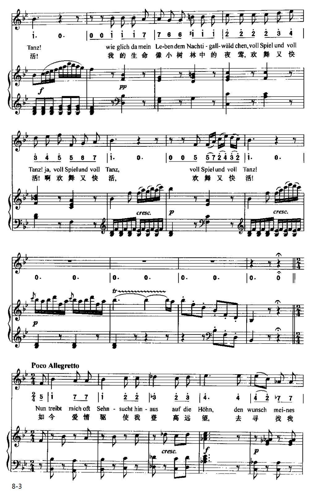 来自遥远的歌（中外文对照、正谱）钢琴曲谱（图3）