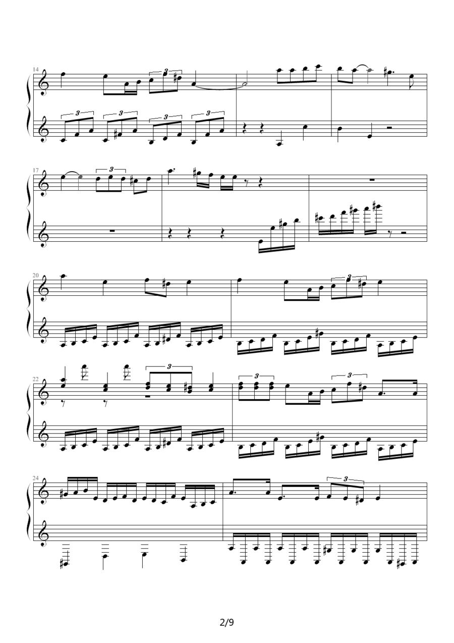 古德奈特钢琴曲谱（图2）