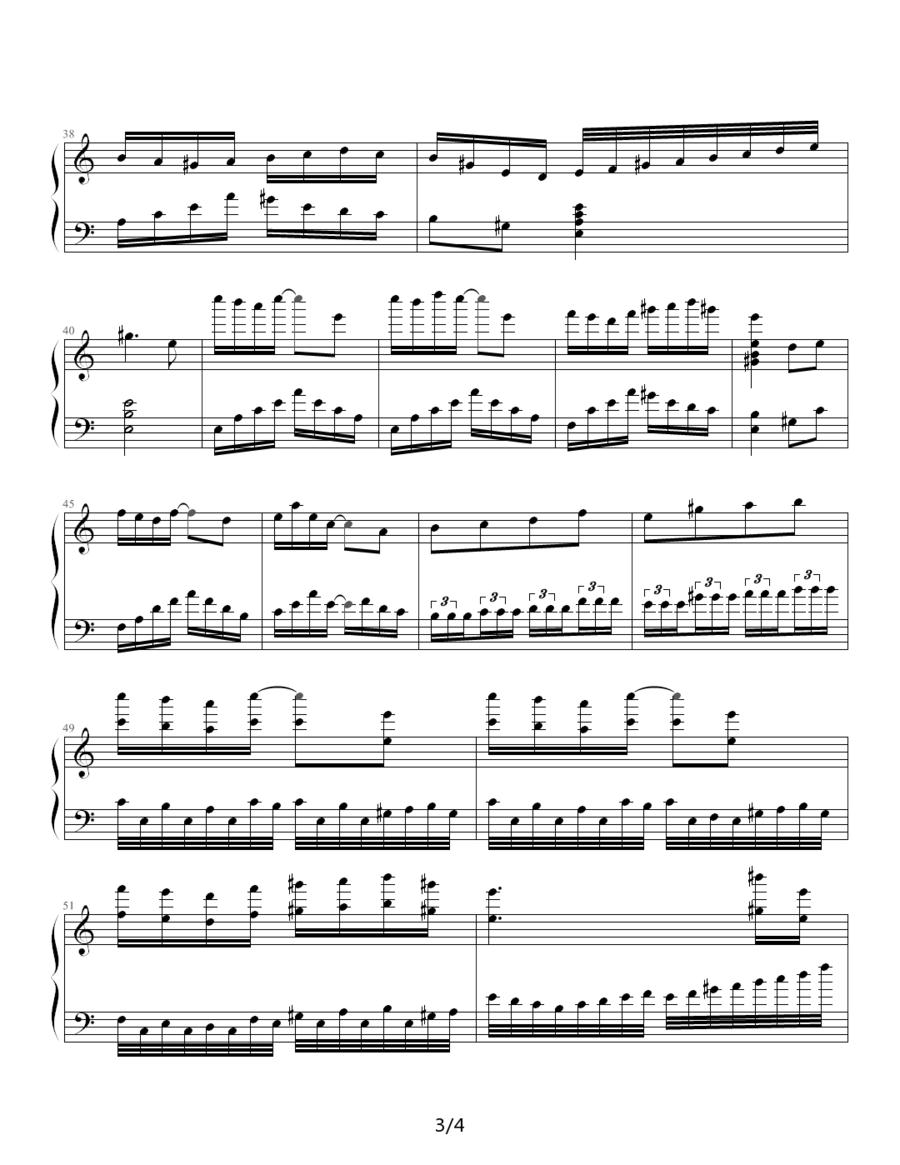 无聊也是一种心情钢琴曲谱（图3）