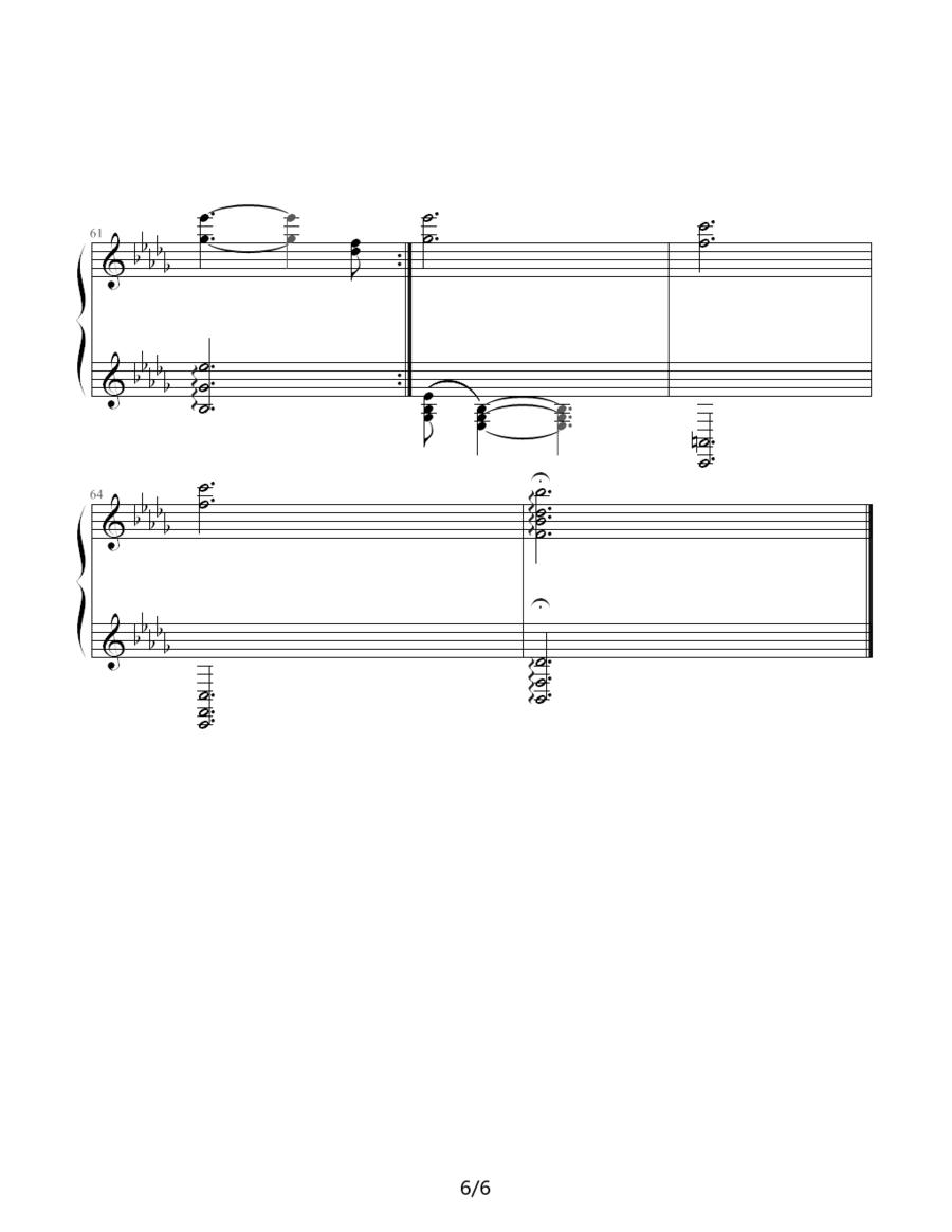 独赏落日钢琴曲谱（图6）