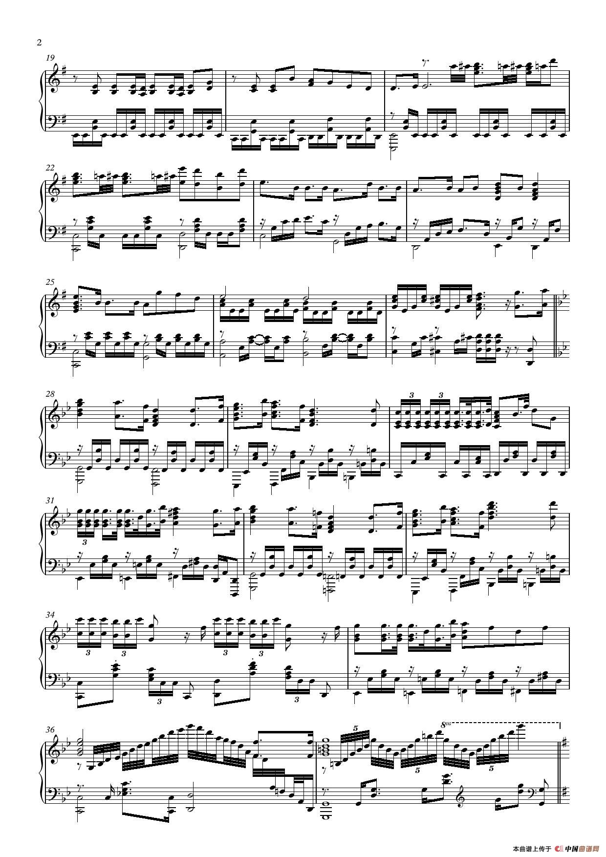 Fubuki（吹雪）钢琴曲谱（图2）