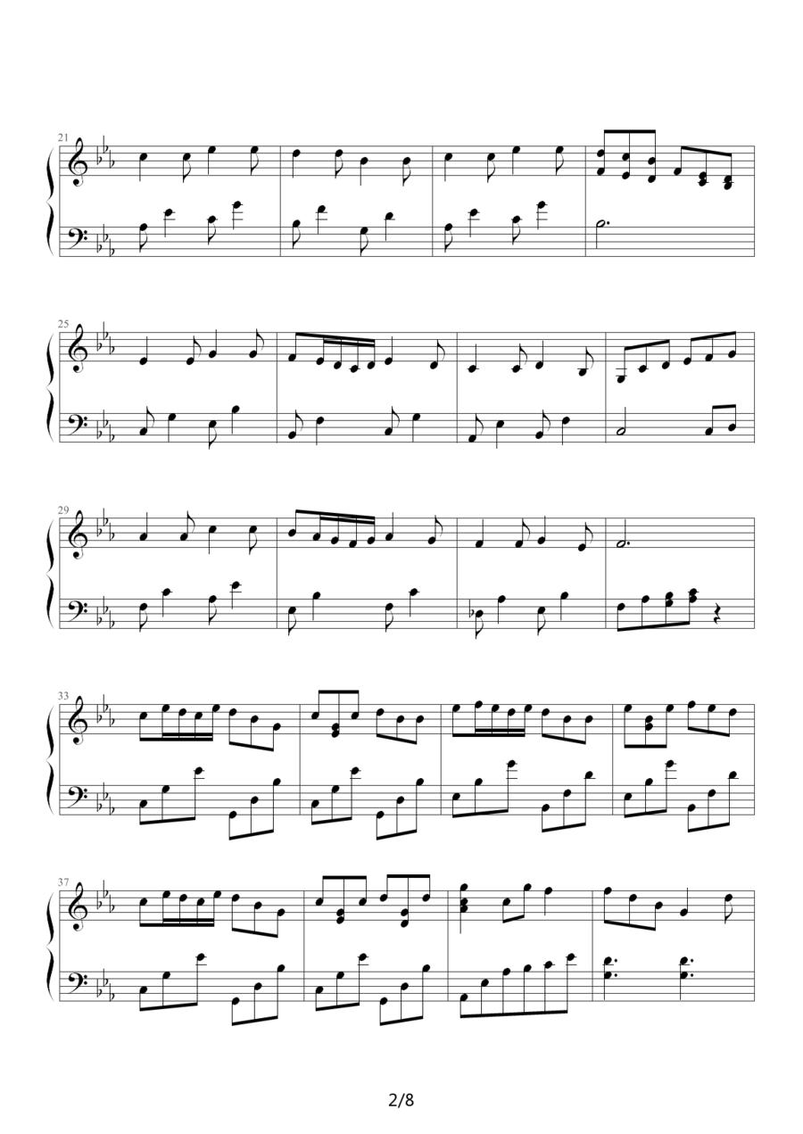 流动的城市钢琴曲谱（图2）