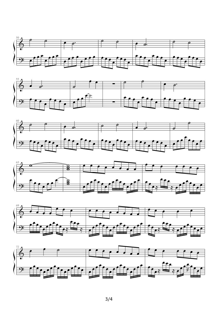三步小鸣曲钢琴曲谱（图3）