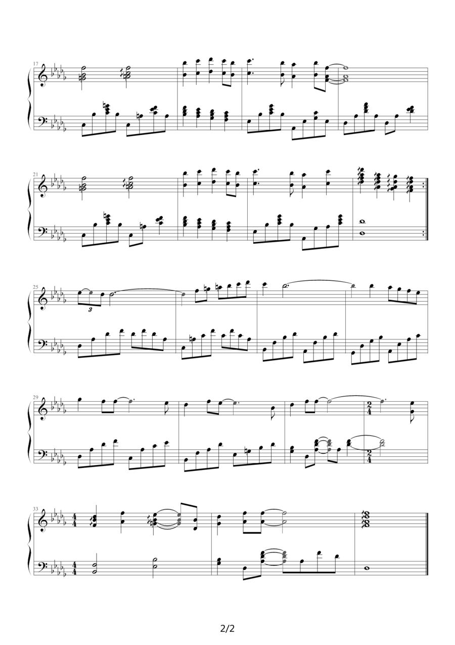 Yesterday（blueman编配版）钢琴曲谱（图2）