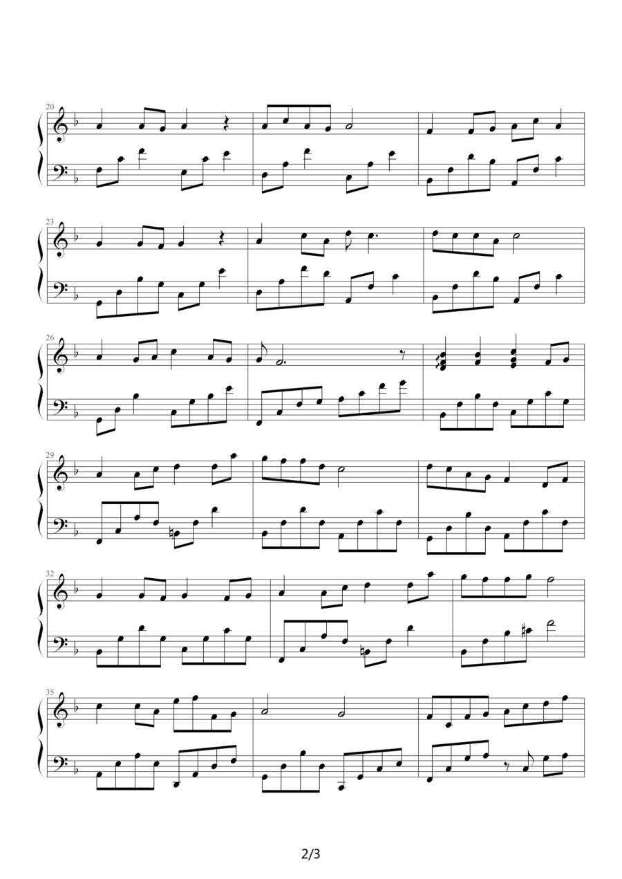 菊花台（鸠玖编配版）钢琴曲谱（图2）