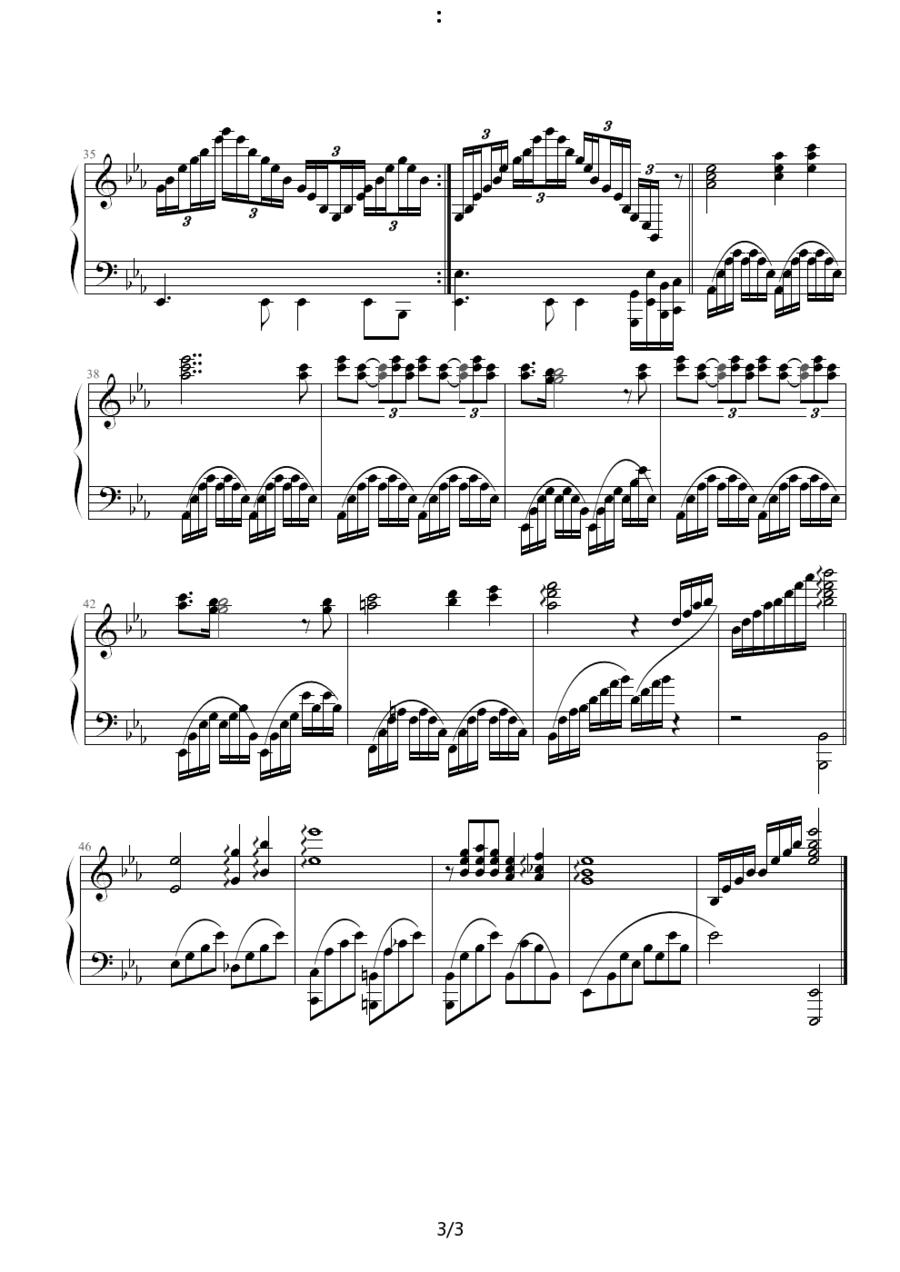 Wonderland By Night钢琴曲谱（图3）
